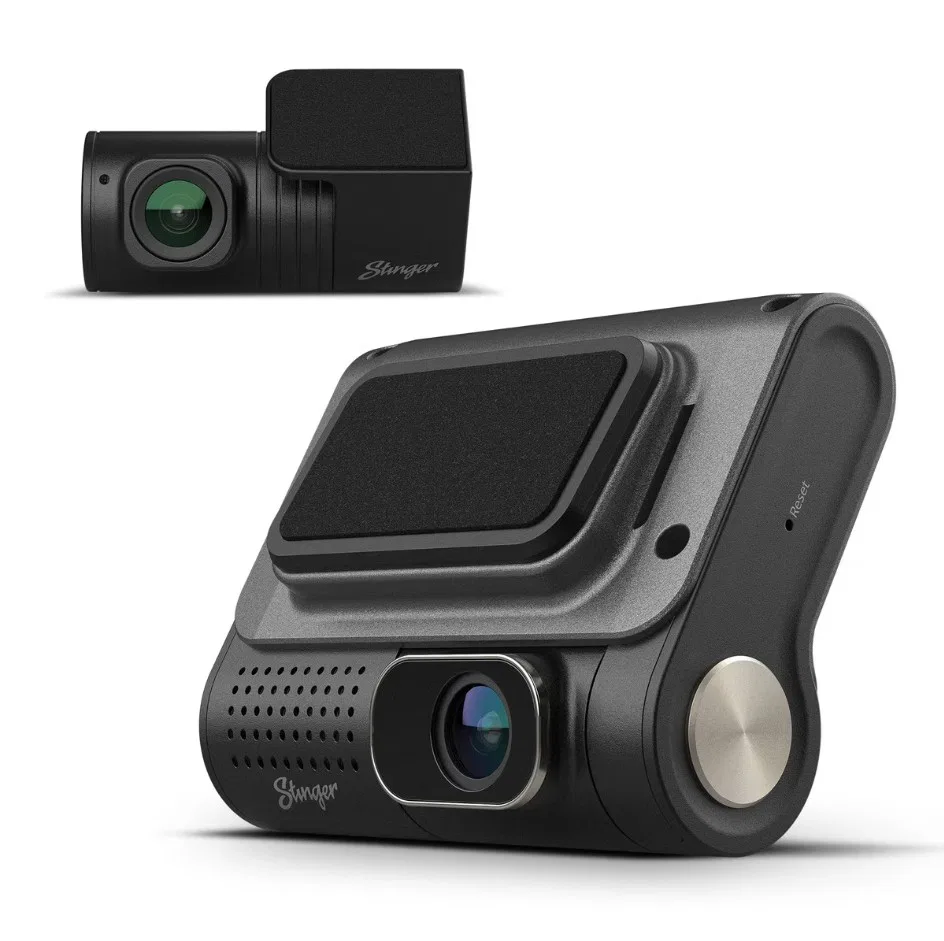SDC-2CH2KQHD – RACESPORT LT Dash Camera, 140 Degree Front/ 130 Degree Rear Diagonal View Angle Lens 2560 x 1440P Fron...